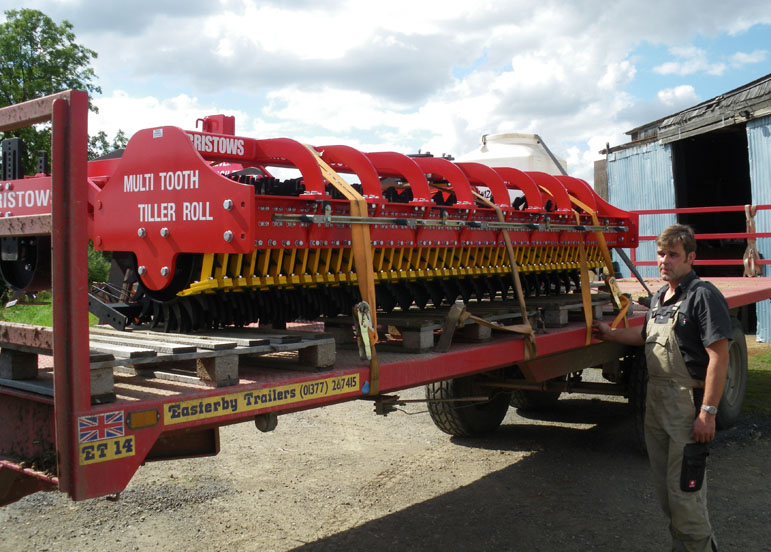 Alistair N 3.5Mtr Split Level subsoiler Multi Tooth Tiller Roll